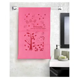 JARS Collections 100% Microfiber Very Soft Cartoon Animal Print Baby Bath Towel - Pink-picture-38