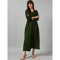 Jash Creation Crepe Fit & Flare Midi Dress-picture-35
