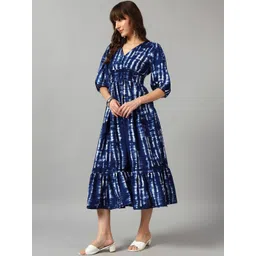 Jash Creation Women Blue Crepe Printed Anarkali Kurtas-picture-39