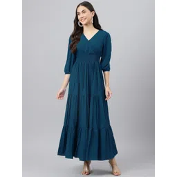 Jash Creation Women Fit and Flare Maxi Dress-picture-27
