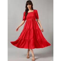 Jash Creation Women Pink Crepe Solid Anarkali Kurtas-picture-26