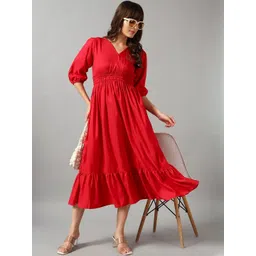 Jash Creation Women Pink Crepe Solid Anarkali Kurtas-picture-23