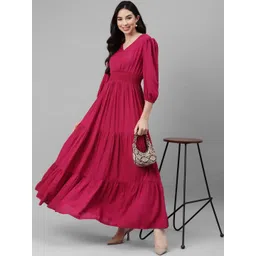 Jash Creation Women Polyester Fit and Flare Dresses-picture-19