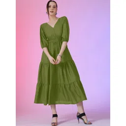 Jash Creation Women Polyester Fit and Flare Dresses-picture-39