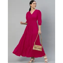 Jash Creation Women Polyester Fit and Flare Dresses-picture-12