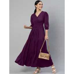 Jash Creation Women Polyester Fit and Flare Dresses-image-34
