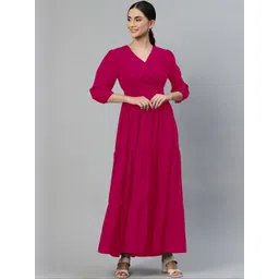 Jash Creation Women Polyester Fit and Flare Dresses-image-48