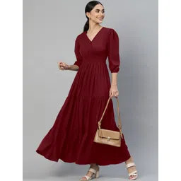 Jash Creation Women Polyester Fit and Flare Dresses-image-35