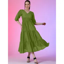 Jash Creation Women Polyester Fit and Flare Dresses-picture-33