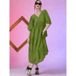 Jash Creation Women Polyester Fit and Flare Dresses-picture-34