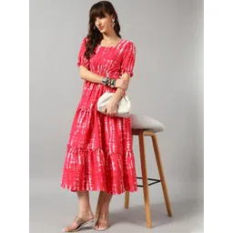 Jash Creation Women Tie And Dyed Crepe Anarkali Kurta-picture-25