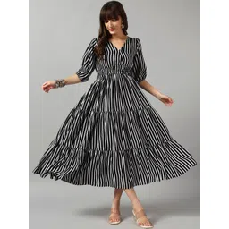 Jash Creation Women White Crepe Printed Anarkali Kurtas-picture-35