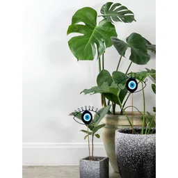 JASMEY HOMES 2-Pcs Blue & White Evil-Eye Decorative Garden Stakes-picture-16