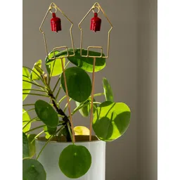 JASMEY HOMES 2-Pcs Yellow & Red House Garden Stakes-picture-31