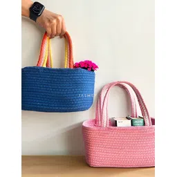 JASMEY HOMES Blue & Pink 2 Pieces Reusable Wardrobe Multi-Utility Organiser-picture-31