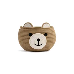 JASMEY HOMES Brown Self Design Reusable Canvas Multi-Utility Organiser-picture-31