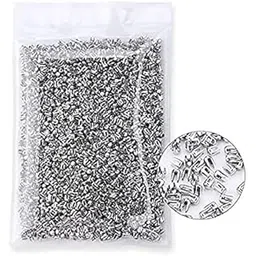 Jasol 3600 Pic Nails for Pearl Setting Machine - Rivet Buttons - Handmade Tools for Hats/Shoes/Clothes/Bags - Skirt Setting Machine - Pack of 100 Grams (Silver)-image-41
