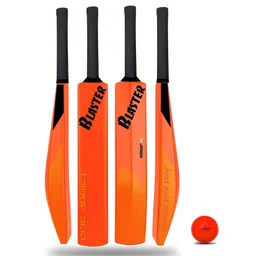 Jaspo Cric Addict Blaster Plastic Cricket Bat Size 5 for Kids,Juniors,Youth,Children (Bat Height-30 Inches) (Orange, Plastic Bat Size-5)-picture-25