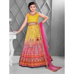 JAY NAGNATH FAB Girls Printed Beads And Stones Ready to Wear Lehenga & Blouse With Dupatta-picture-28