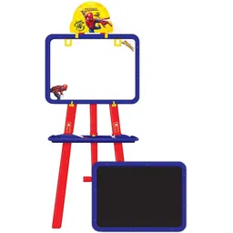 jayaansh traders 5 in 1 Dual Sided Spiderman Easel Board for Educational Learning Activities-picture-2