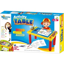 jayaansh traders Activity Learning Table Art & Craft Making Educational Table. Foldable Plastic Inversion Table-picture-35