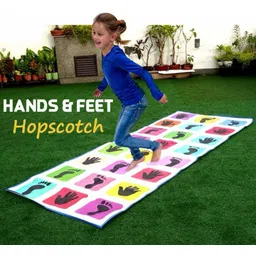 jayaansh traders Hand & Feet Jump HopScotch Jumbo Play Floor Mat Kids & Adult .-A-picture-10