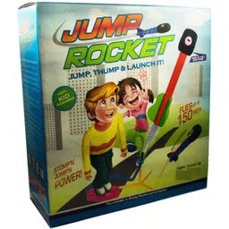 jayaansh traders Jump Rocket Stomp Launcher and 3 Foam Tipped Rockets-A-picture-27