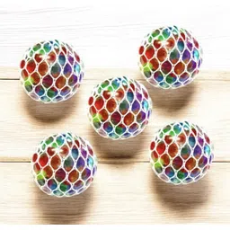 jayaansh traders Mesh Ball Fir Kids Stress Relief Hand Fidget Toy Throw Ball - Size: 1-picture-40