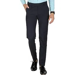 jaycap Men's Formal Pants - Classic and Stylish Trousers for Every Occasion | Blue (46)-picture-41
