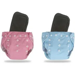 jaydison Solid Reuse Nappy Reusable Cloth Button Diaper & Insert 0-24M Jaym-01-picture-23