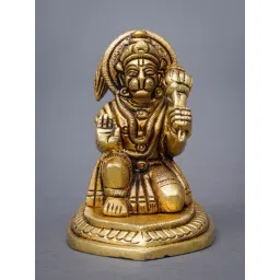 Jaypore Antique Gold Brass Hanuman Idols-picture-35