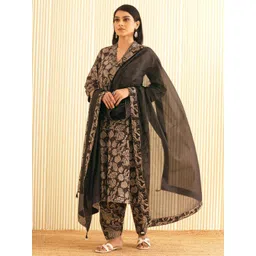 JAYPORE Cotton Silk Dupatta-picture-14