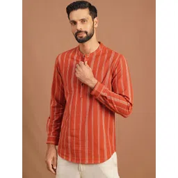 JAYPORE Men Striped Kurta-picture-11