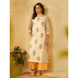 Jaypore Multicolour Block Printed Flare Fit Kurta-picture-15