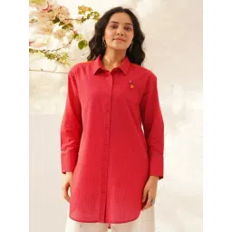 Jaypore Multicolour Cotton Straight Fit Shirt-picture-30