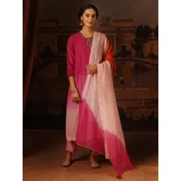 Jaypore Multicolour Dupatta-picture-26