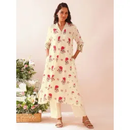 Jaypore Multicolour Flared Kurta-picture-24