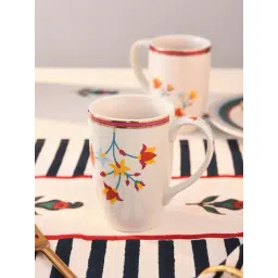 Jaypore Multicolour Porcelain Printed Mug-picture-45
