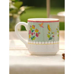 JAYPORE Multicoloured & Multicoloured Floral Porcelain Glossy Mugs Set of Cups and Mugs-picture-20