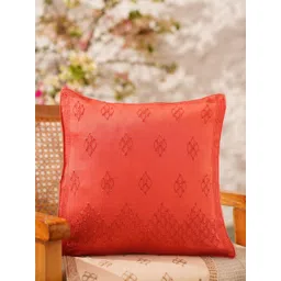 JAYPORE Rust Ethnic Motifs Square Cushion Covers-picture-30