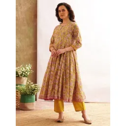 Jaypore Women Multicolour Block Print Kurta-picture-48