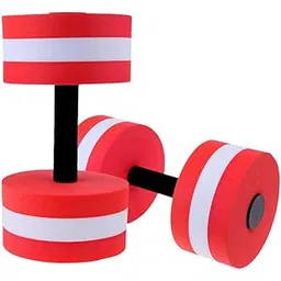 JAZZY PEARLS® 1 Pair Water Aerobics Dumbbell Aquatic EVA Barbell Fitness Pool Exercise Red|Sporting Goods|Fitness Running & Yoga|Fitness Equipment & Gear|Aquatic Fitness Equipment-picture-34