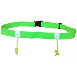 JAZZY PEARLS® 4xReflective Tape Cycling Race Number Belt Triathlon Waist Belt Night Running Green-Sporting Goods-Fitness Running & Yoga-Fitness Equipment & Gear-Running Belts-picture-35