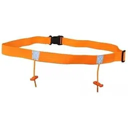 JAZZY PEARLS® 4xReflective Tape Cycling Race Number Belt Triathlon Waist Belt Night Running Orange-Sporting Goods-Fitness Running & Yoga-Fitness Equipment & Gear-Running Belts-picture-26