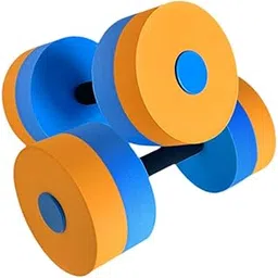 JAZZY PEARLS® Aquatic Exercise Dumbbells Adults Pool Resistance Fitness EVA Water Dumbbell Orange Blue|Sporting Goods|Fitness Running & Yoga|Fitness Equipment & Gear|Aquatic Fitness Equipment-picture-10