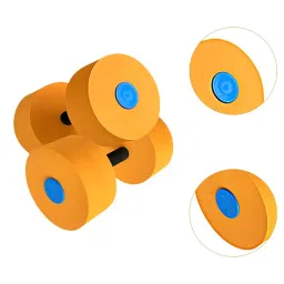 JAZZY PEARLS® Aquatic Exercise Dumbbells Adults Pool Resistance Fitness EVA Water Dumbbell Orange|Sporting Goods|Fitness Running & Yoga|Fitness Equipment & Gear|Aquatic Fitness Equipment image 4