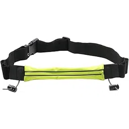 JAZZY PEARLS® Running Belt Fanny Pack Stylish Running Waist Belt for Cycling Hiking Travel Fluorescent Green-Sporting Goods-Fitness Running & Yoga-Fitness Equipment & Gear-Running Belts image 1