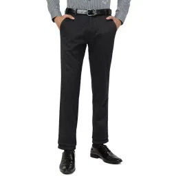 JB Studio Black Slim Fit Trousers-picture-47