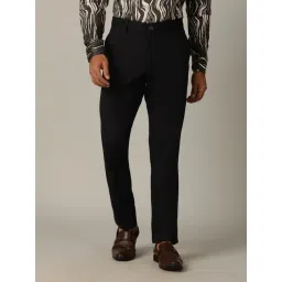 JB Studio Black Slim Fit Trousers-picture-18