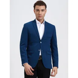 JB STUDIO Notched Lapel Collar Single-Breasted Blazers-picture-34